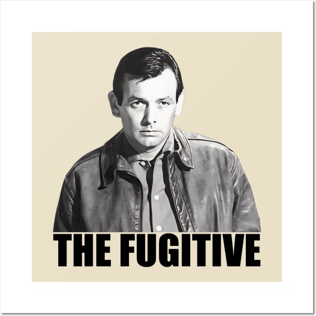 The Fugitive - David Janssen Wall Art by wildzerouk